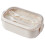 Multipurpose Stainless Steel Insulated Lunch-single layer Beige 1