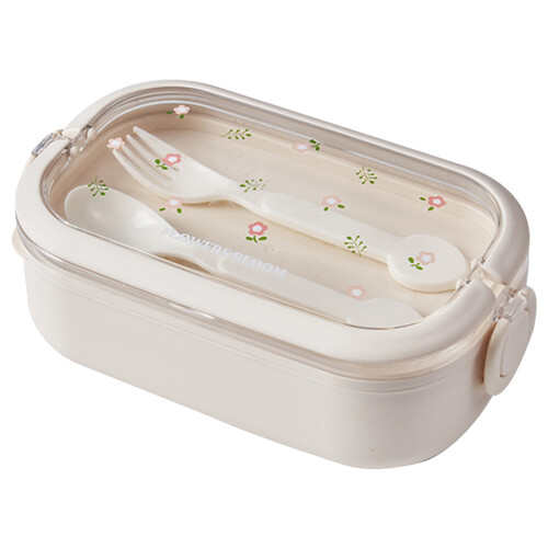 Multipurpose Stainless Steel Insulated Lunch-single layer Beige