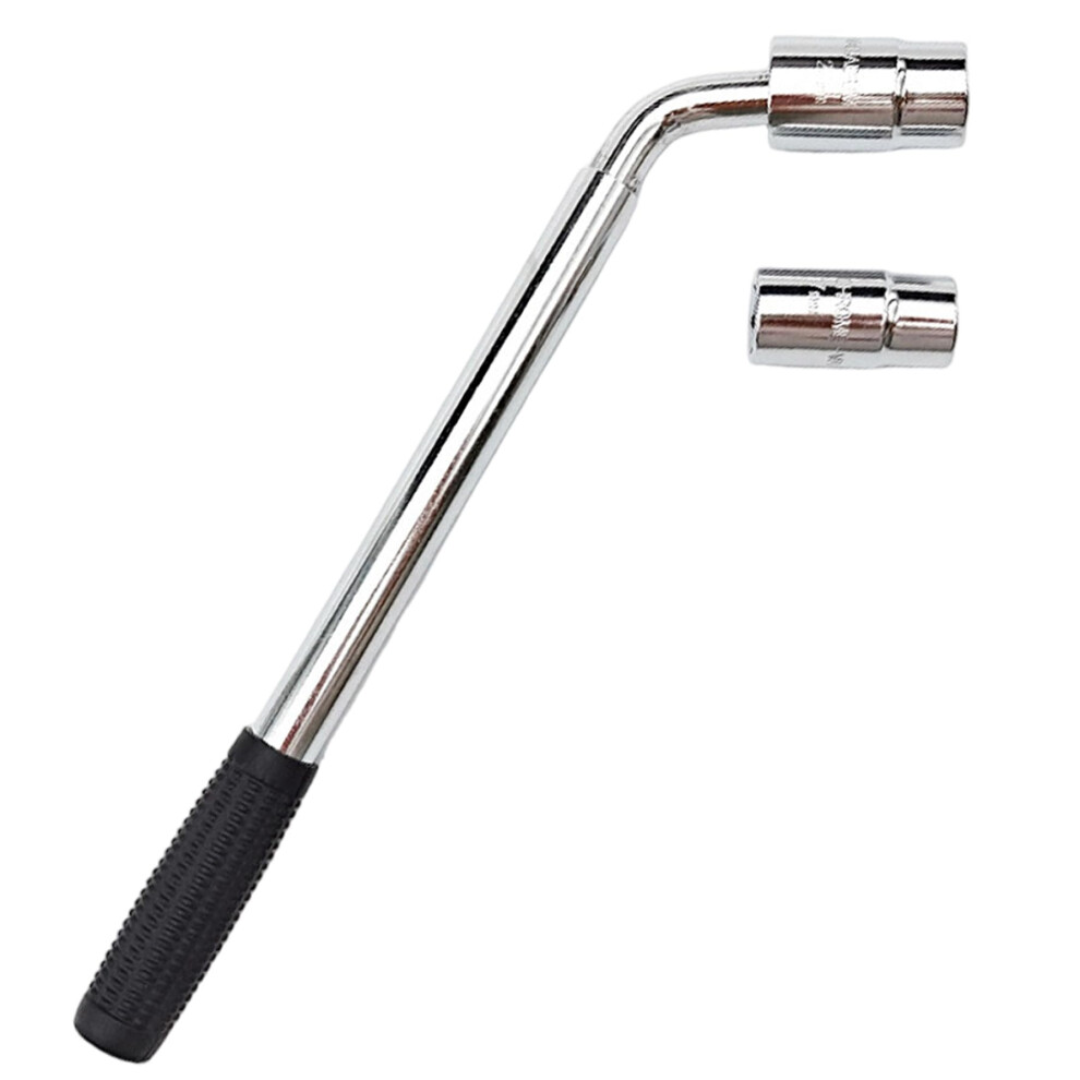 Tire Wrench Telescoping Metal Lug Wrench With 17/19/21/23Mm Sockets For Tyre Change Roadside Emergency 9189345927829
