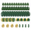 Low Maintenance Faux Exotic Palms Leaf-9 types 60 pieces 1