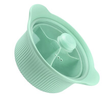 Pot à micro-ondes antiadhésif à 3-vert grande taille