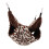 Double Layer Hamster Hammock 30x30cm Coral Fleece Brown Spots 1