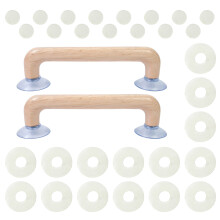 Quilting Ruler Wood Handle Ergonomic Grip Sewing Ruler Suction