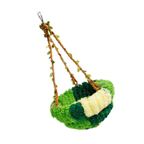 Plush Parrots Hammock Bed Forest Design Bird Nest for Warm-D