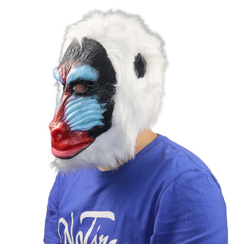 Masque de chimpanzé complet réaliste, masque de tête de 1