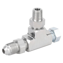 Montagetab rem T-blok fitting roestvrijstalen koppelingsleidingen oliedruksensor connector duurzame stabiele prestaties roestbestendig