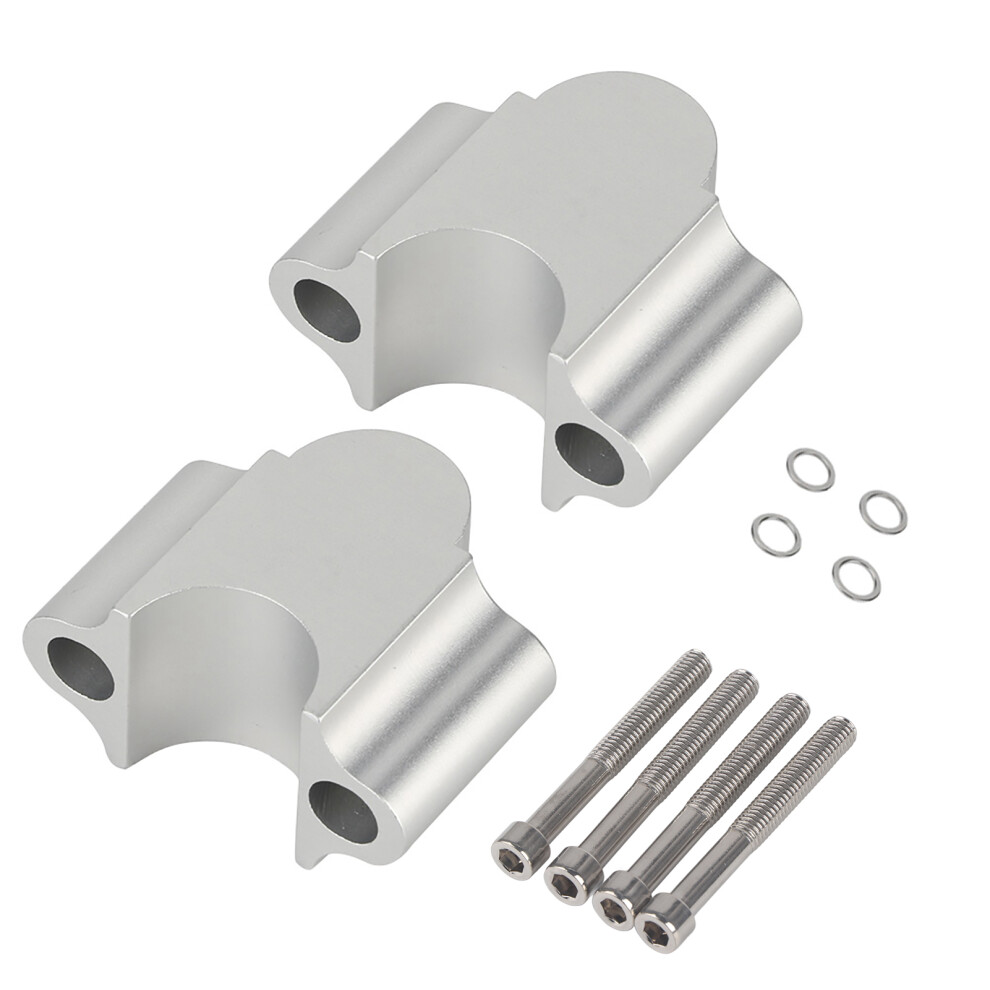 Atv Dirt Bike Compatible Handlebar Riser With 30Mm Height Adjustable Universal Fit For Most Motorcycles Cnc Machined Aluminum Alloy Compact 9190834848853