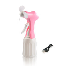 Tragbarer Mini-Sprühventilator mit Sprühfunktion, wiederaufladbarer Mini-Sprühventilator für den Außenbereich, faltbarer Handventilator mit