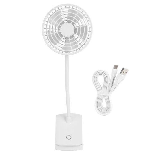 Επαναφορτιζόμενος ανεμιστήρας USB με LED Light Effective Motor Universal Power Bank Διακοσμητικός Μίνι
