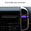 LED Digital Display Car Clock Thermometer, Backlight Display with 2-in-1 Design, Car Interior Clock Featuring Large LCD Screen, Power Saving Mode 6