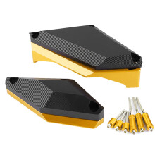 CNC-maskinert rammeskyver i aluminiumslegering for Yamaha FZS600FZ6XJ6, motorsykkelrammeskyverbeskyttelse med antikollisjonsteknologi, slitesterk