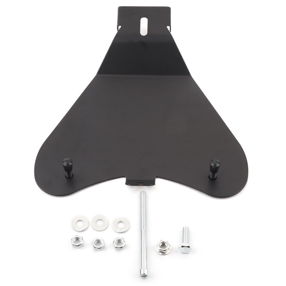 Motorcycle Solo Seat Support, Powder Finish With Durable Construction For Superior Protection, Offers Secure Seating And Enhanced Aesthetics, Black 9138057848366