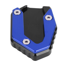 Cavalletto laterale in alluminio CNC, piastra di estensione per cavalletto laterale moto, facile da installare, maggiore area di supporto per Yamaha