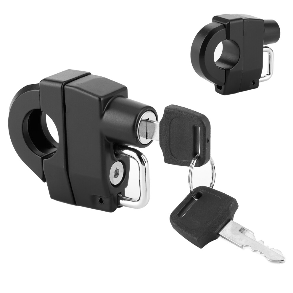 Universal Anti-Theft Motorcycle Helmet Lock For 09In (22Mm) Handlebars 4641379575728