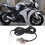 Sensor Cable for Motorcycle Digital Odometer Speedometer, High Durability Inductive Wire with Sensor Magnet, Direct Replacement for LCD Tachometer 6