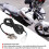 Sensor Cable for Motorcycle Digital Odometer Speedometer, High Durability Inductive Wire with Sensor Magnet, Direct Replacement for LCD Tachometer 8
