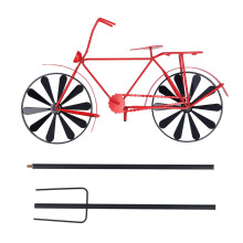 Windspiel im Vintage-Stil für den Garten, langlebige Gartendekoration mit Drehfunktion, antikes Fahrraddesign mit Rotation