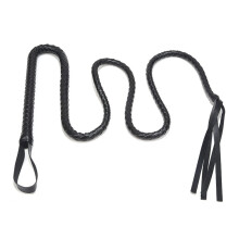 155 cm Leather Flogger Whip, Multifunctional Suede Flogger Whip Leather Flogger Spanking Massage Spring Rod Sex Toy for Couples