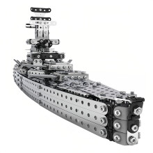 3D Metal Puzzle Military Model Kits DIY Assembly Military Battle  Building Miniature Puzzle KJPZ04 (Kirov Class Cruiser)