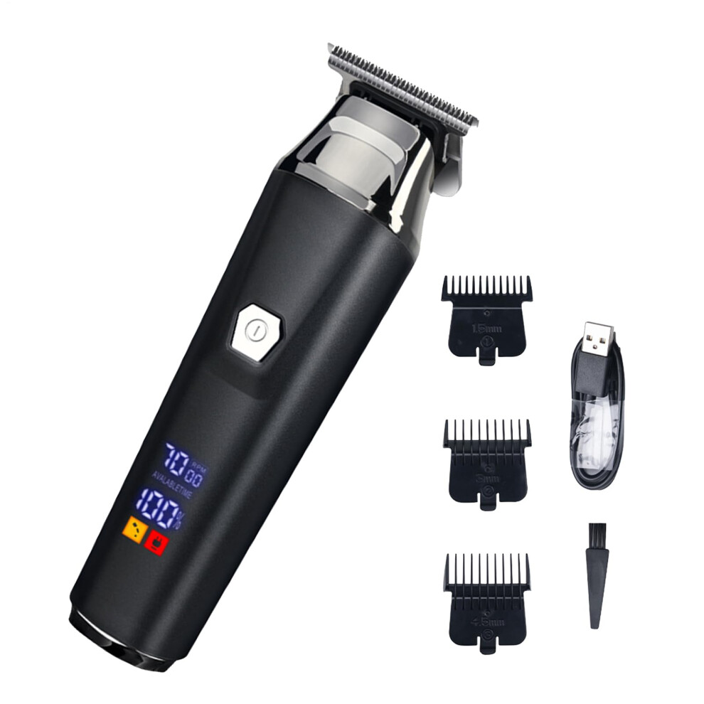 Professional hair clippers, cordless rechargeable precision trimmer shaver kit