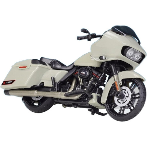 2018 CVO Road Glide White, 1:18 scale motorcycle model, gift 2