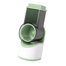 Electric Vegetable Slicer Shredder with Speed Cheese Grating for Quick Salad Preparation Green