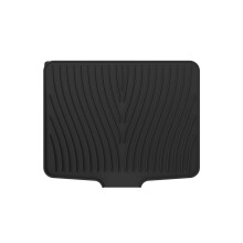 Efficient Drain Silicone Mats For Dish Drying Slope-Black