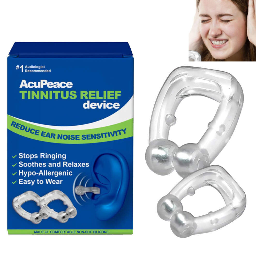 Tinnitus Relief Device Magnetic Clip Ear Clip Style For Ringing Ears AntiTinnitus Relief Earrings