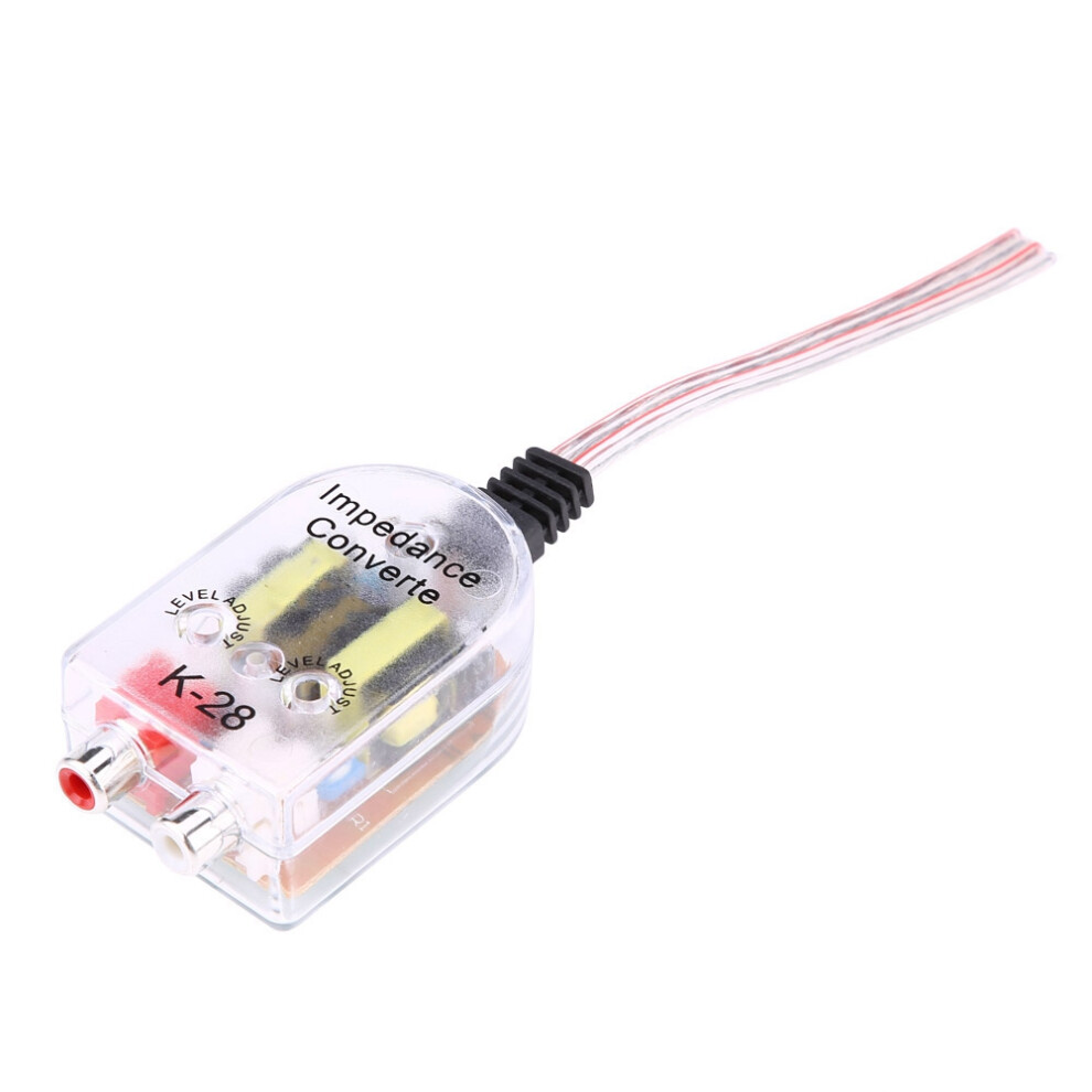 High To Low Impedance Converter For Car Stereo Converts Speaker Output To Rca Line Output With Dual Channel Design Noise Reducing Capacitors Compact 9190834849898