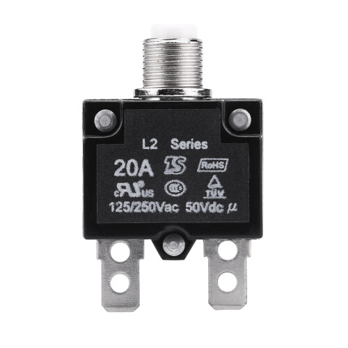 Overcurrent προστασίας διακοπτών χειρωνακτική αναστοιχειοθέτησης ώθησης κουμπιών