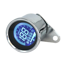Universeel digitaal instrumentenpaneel voor motorfietsen, multifunctionele meter, waterdichte LCD-digitale snelheidsmeter met toerenteller en