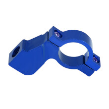 Achteruitkijkspiegelhouder voor motorfiets, eenvoudig te installeren, 10 mm stuuradapterklem, veelzijdige CNC-gefreesde spiegelhouder van