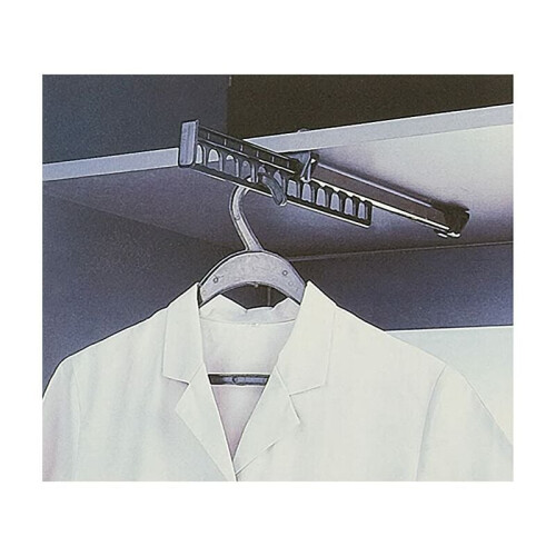 Extendable Wardrobe Rail, Multi-Purpose Pipe Clothes Rack, Closet Clothes Hanger Rail, Multi-Function Closet Valet Rod, Space Saving Closet Solution f 1