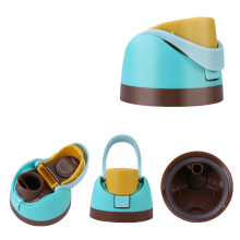 Suitable Water Bottle Cap Snapping On Design-Blue and yellow