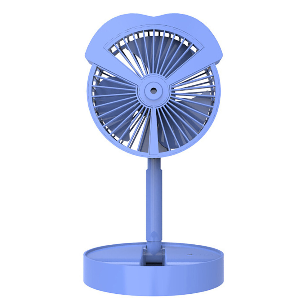 Height Adjustable Oscillating Desk Fan With Remote Quiet Bedroom Fan Rechargeable Battery Operated Foldable Design 4 Speeds Timer Function Easy To Cle 9468298006752