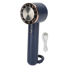 Ventilateur portable et de bureau avec longue autonomie, format compact, rechargeable par USB, idéal pour les voyages.