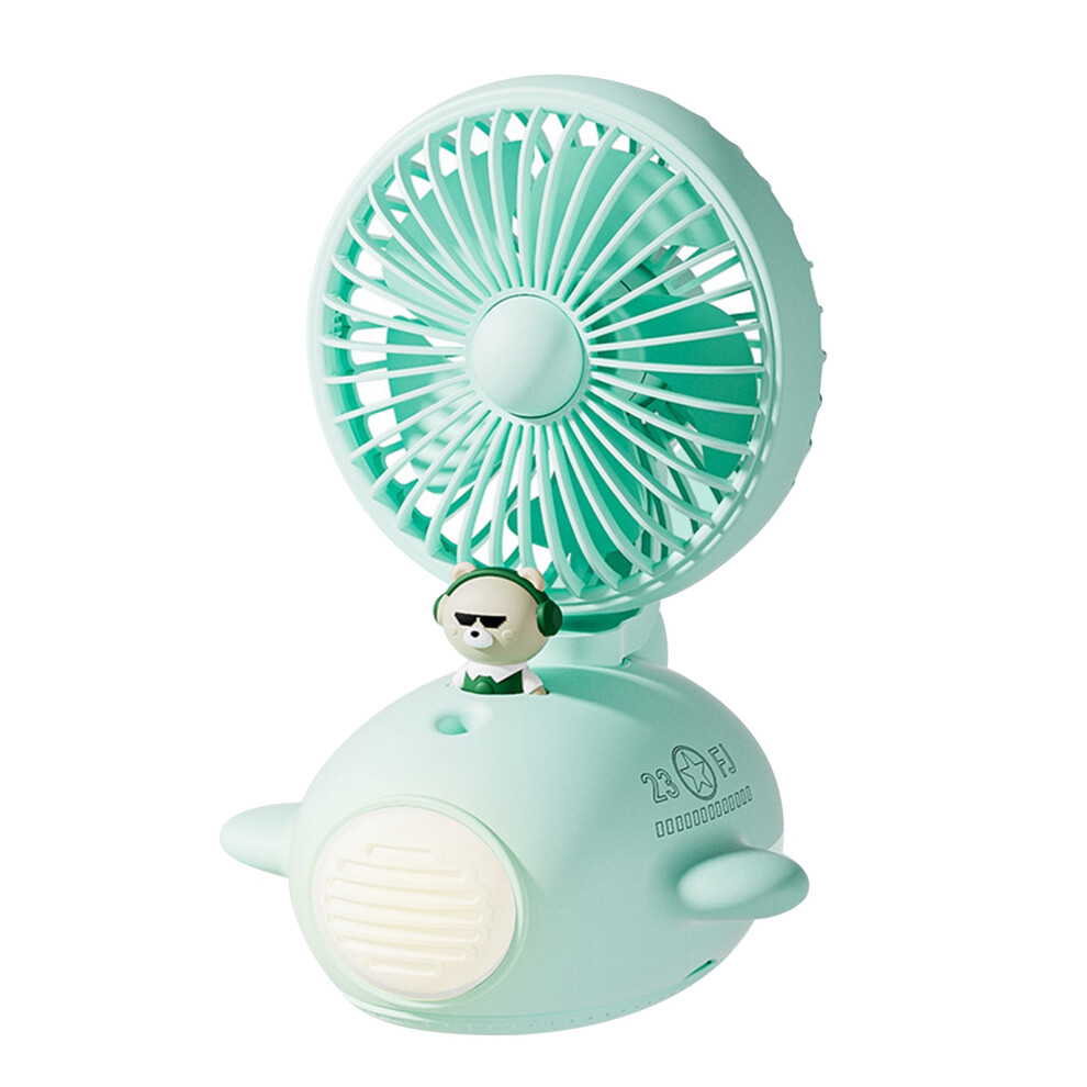Usb Rechargeable Fan Quiet Operation, Mini Handheld Fan With Adjustable Wind Speed And Night Light Soft Illumination, Multi-Purpose Use Portable Fan F 9453559531241