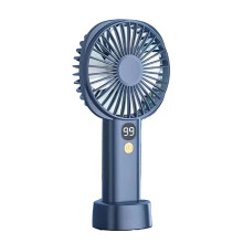 Személyes ventilátor Hordozható ventilátor Mini kézi ventilátor Állítható szélsebesség 5 sebesség USB újratölthető Ultra csendes