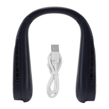 Gaothrán Muineál Ciúin gan Lanna USB In-athluchtaithe, Gaothrán Fuaraithe Pearsanta le Taispeántas LED Luasanna Inchoigeartaithe Stíl Cluasán