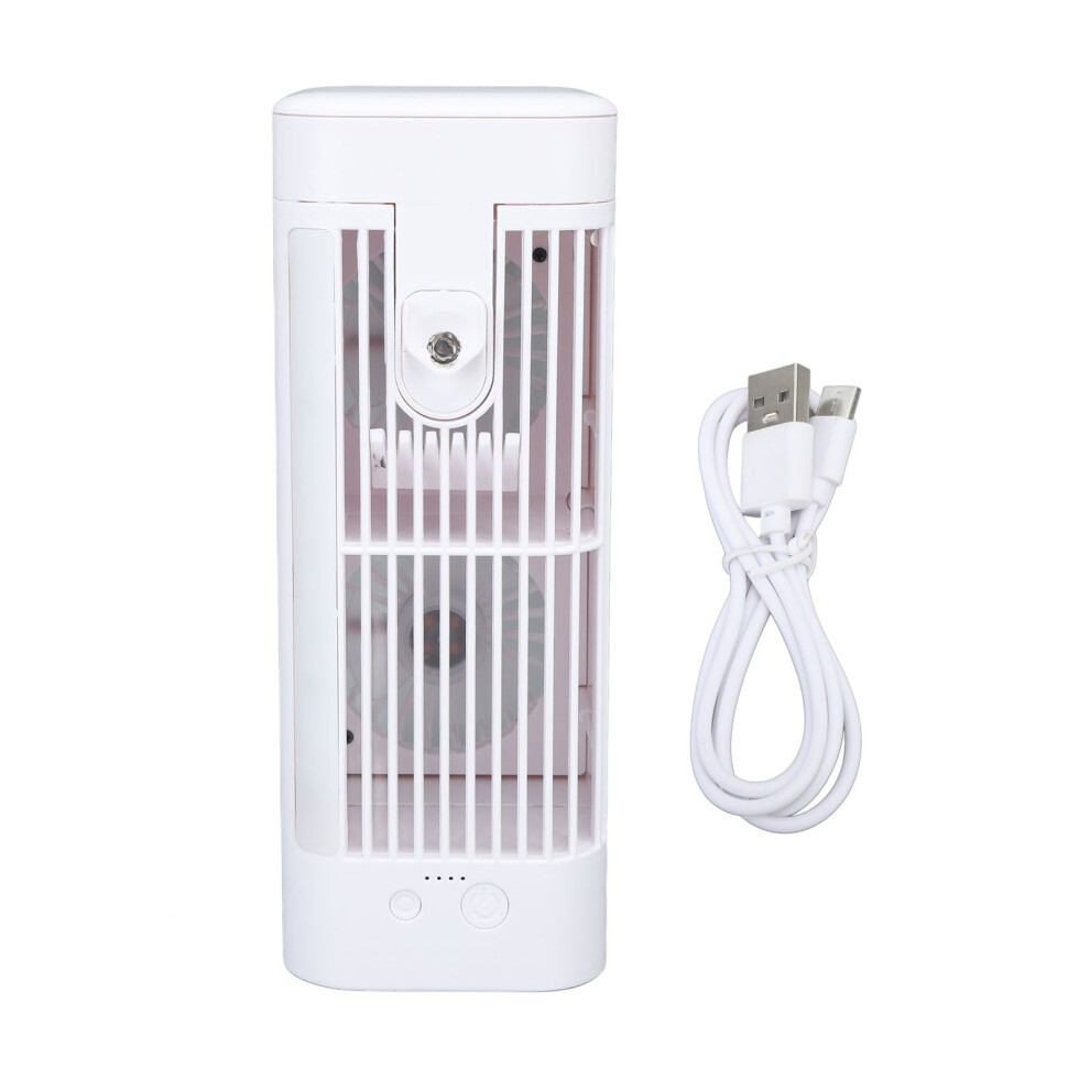 Personal Mini Air Conditioner Adjustable Fan Speeds Oscillating Air Unit Whisper Quiet Operation Evaporative Air Cooler With Humidification Function 9464372413751