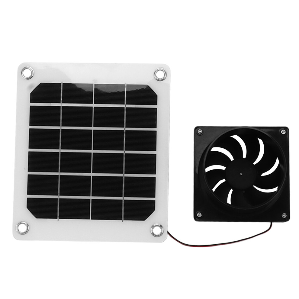 Energy Saving Solar Fan Maintain Air Circulation Wide Application Safe And Durable Fan For Sheds And Outdoor Structures 9468298007285
