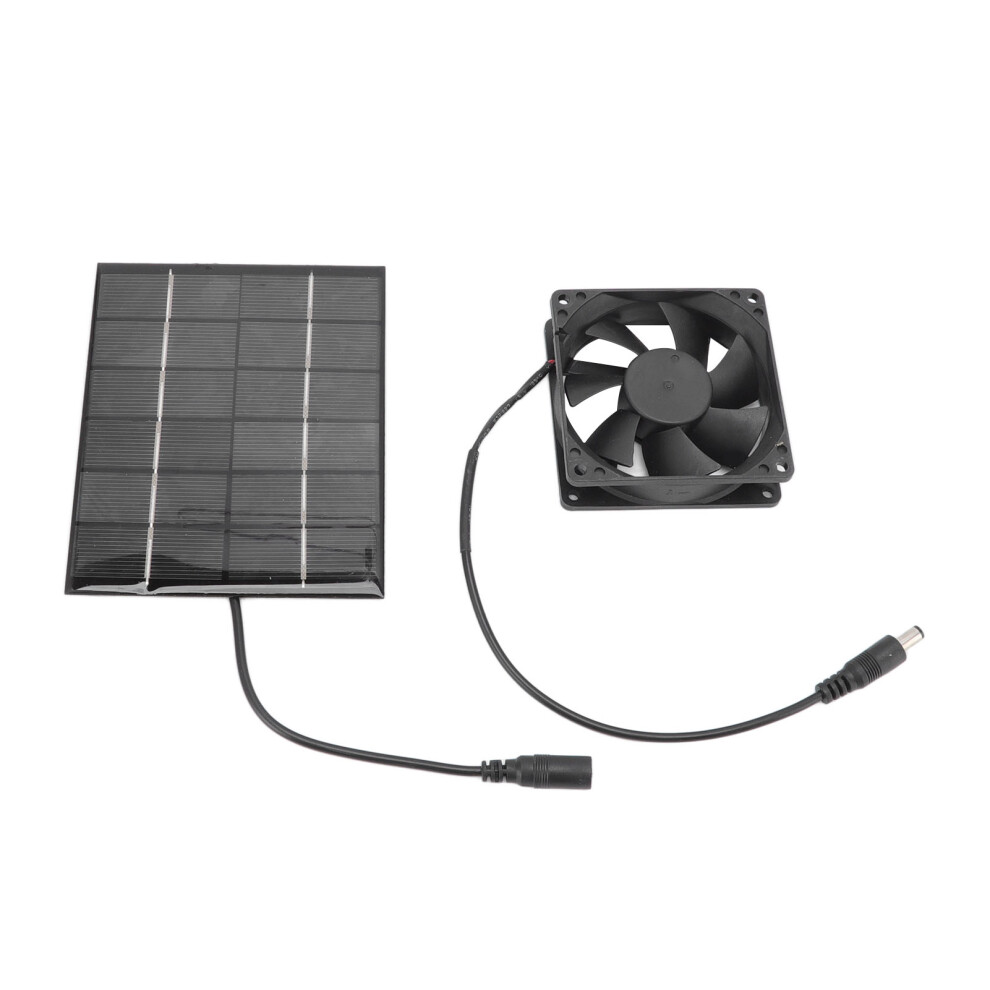 Wall Mount Ventilation And Cooling Fan, Heat Dissipation Solar Powered Exhaust System, Portable Solar Panel Fan Kit For Greenhouse Chicken Coop Shed P 9468298007841