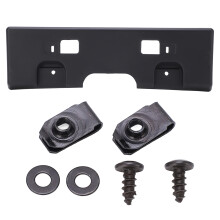 Componentes Premium com Qualidade Testada para um Desempenho Confiável, Suporte de Placa Dianteira em Plástico Durável com Acabamento Texturizado