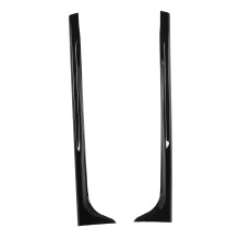 2 Stück Glänzendes Schwarz ABS Heckfenster Seitenspoiler passend für MK5 2011-2017