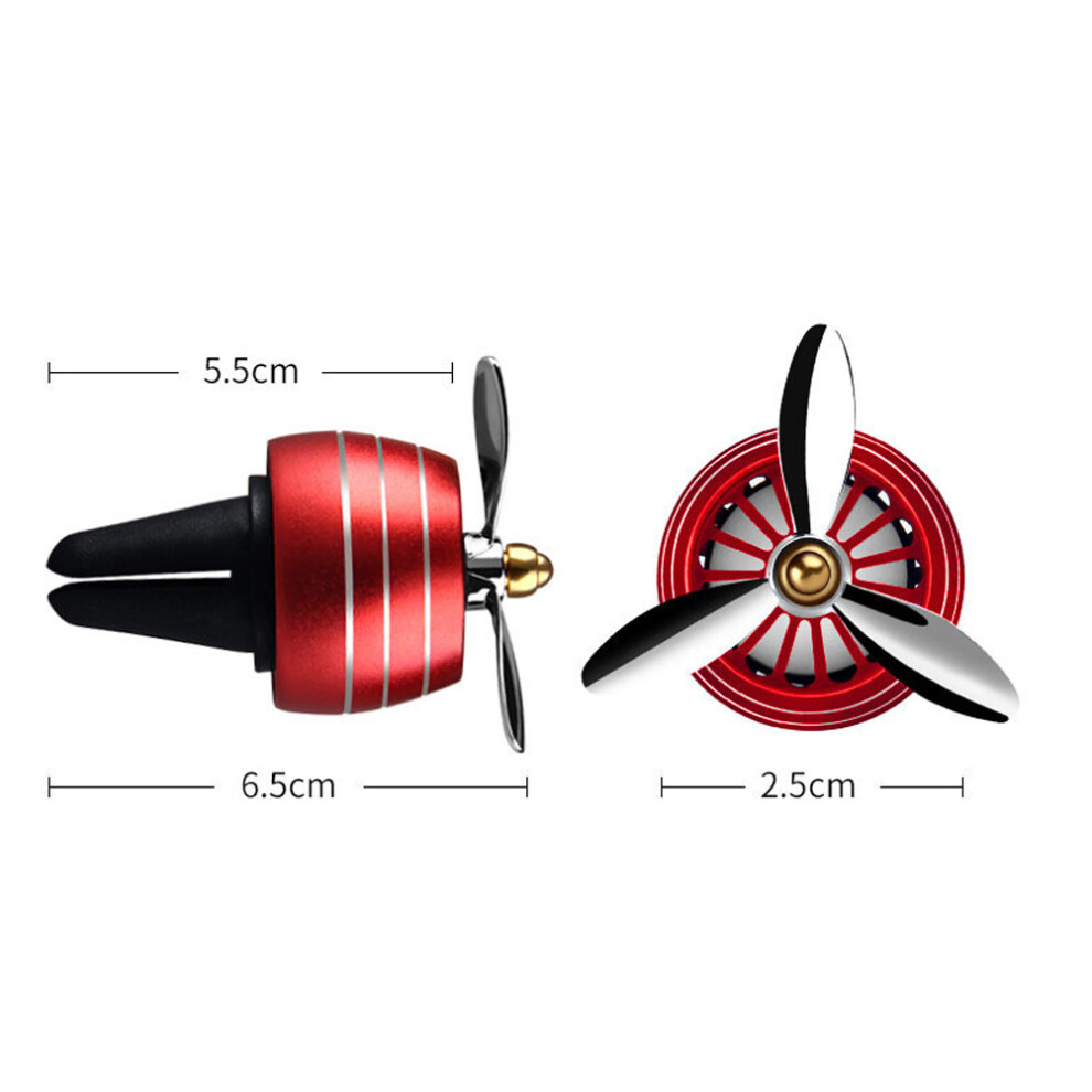 Led Car Air Freshener Vent Clip Fan Fragrance Diffuser Stylish Car Decor Light 8731377137694