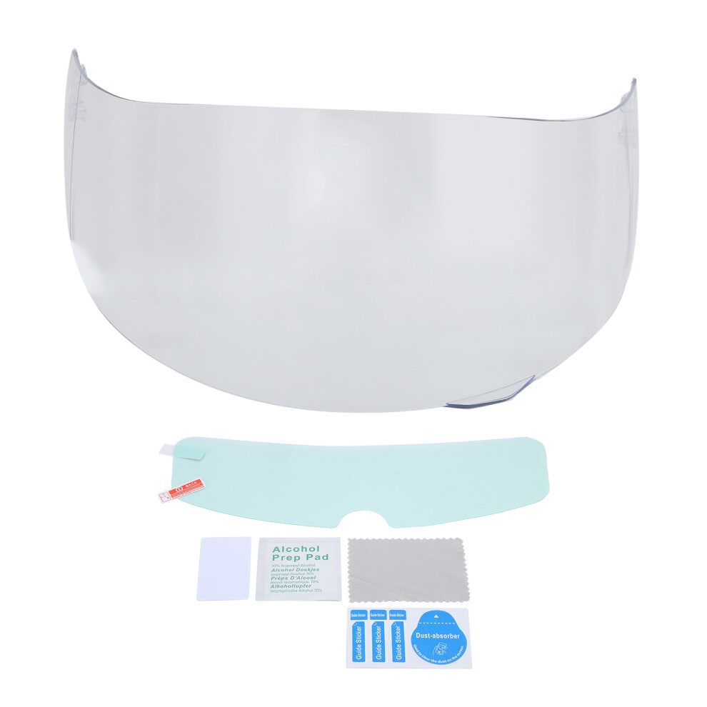 Universal Motorcycle Helmet Visor Replacement Helmet Visor Premium Polycarbonate Uv Protection Anti Scratch Wind Rain Protection High Visibility For 9437117528171