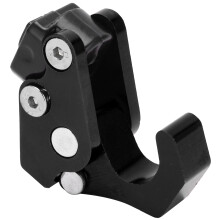 Motorbike Luggage Hanger CNC Aluminum Alloy Helmet Bag Carry Hook Black