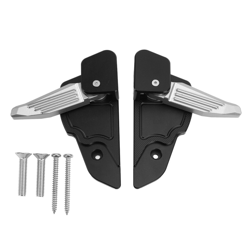 Anti Corrosion Rear Passenger Footrest Pedal For Vespa Sprint Primavera, Cnc Machined Aluminum Folding Foot Peg With Non Slip Texture And Stylish 9437117528690