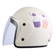 DOT-geprüfter Kinder-Halbhelm für Rollerfahren, Vintage-Design mit Wärmeisolierung und Aufprallschutz, leichter offener Helm mit