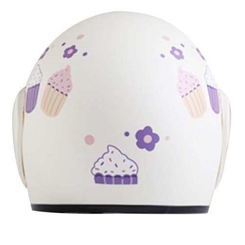Παιδικό ημίκρανο για οδήγηση σκούτερ, εγκεκριμένο από το DOT, Vintage σχεδιασμός με 2